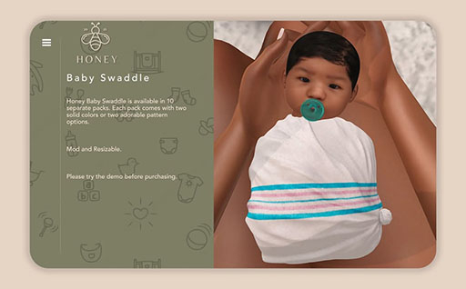 Honey - Baby Swaddle - Fatpack