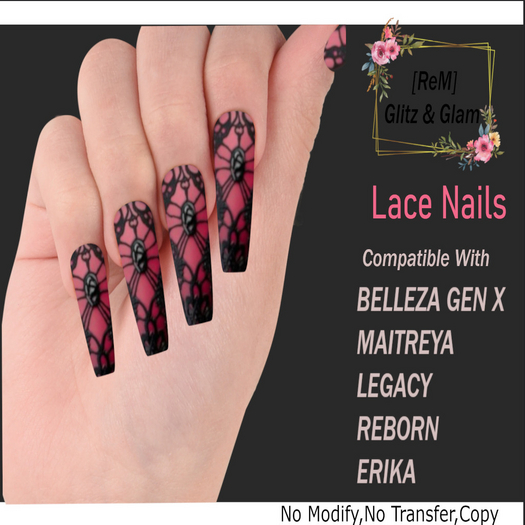 [ReM] Lace  Nails