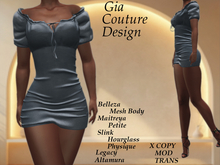 "GCD" Carles Short Dress Blue
