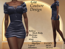 "GCD" Carles Short Dress Purple