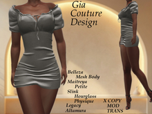 "GCD" Carles Short Dress Sand