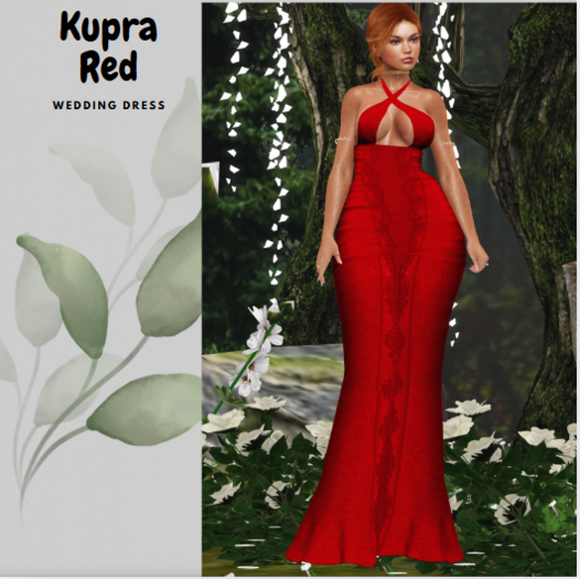 Lily - Wedding Dress Kupra Red