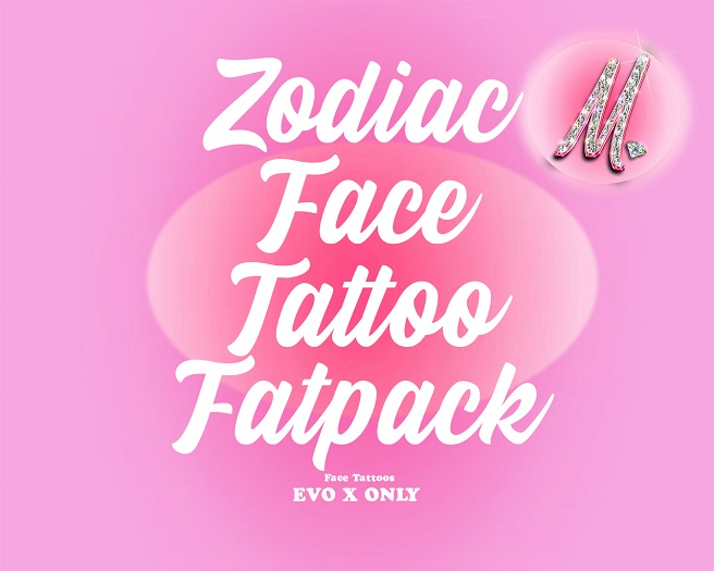Zodiac Face Tattoo Fatpack