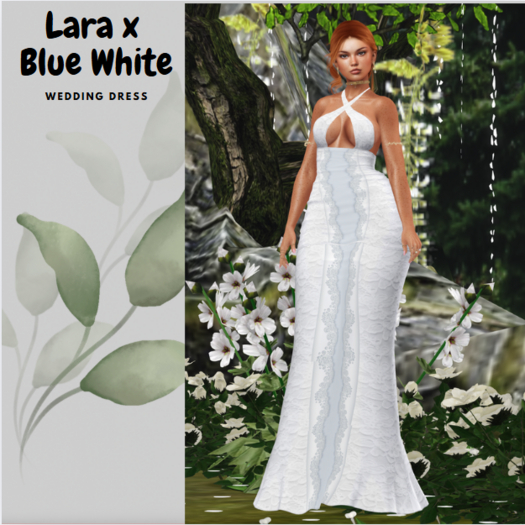 Lily - Wedding Dress  Lara x Blue White