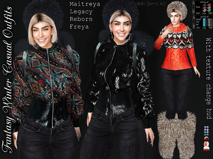 FANTASY WINTER CASUAL OUTFITS