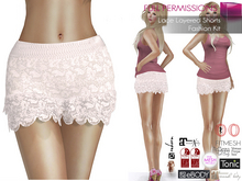 MI962606 Lace Layered Shorts FITMESH