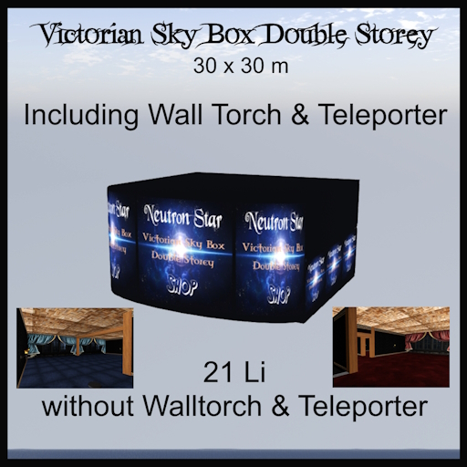 Victorian Sky Box Double Storey 30x30