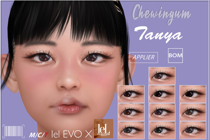 Chewingum TANYA EYES LEL EVOX AND BOM BOX