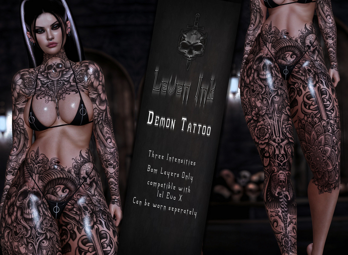 Leven Ink - Demon Tattoo