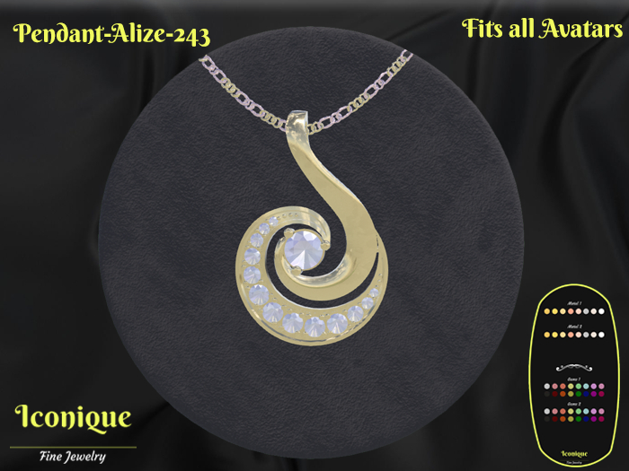 Pendant-Alize-243 - Jewelry Box