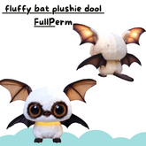 (AL) fluffy bat plushie dool FullPerm