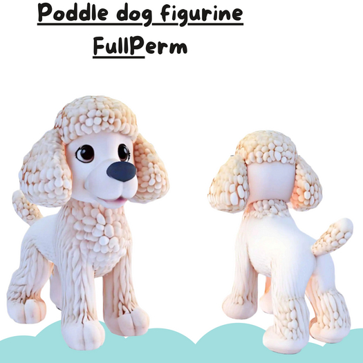 (AL) Poddle dog figurine FullPerm