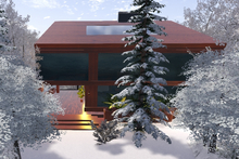 KS Forest House PBR Furnished Glass House