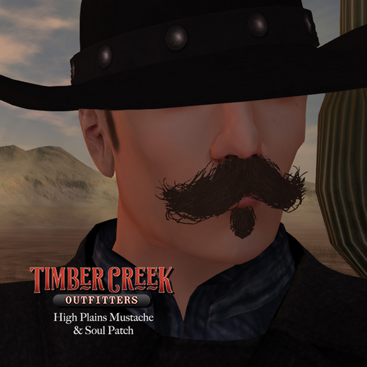 [Timber Creek] High Plains Mustache Set-Brown