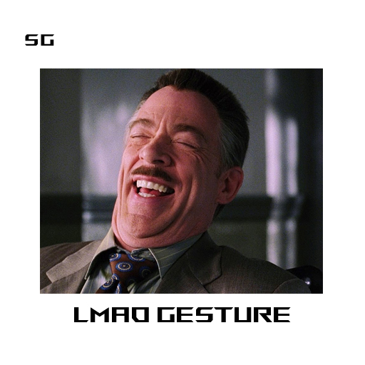 Lmao gesture