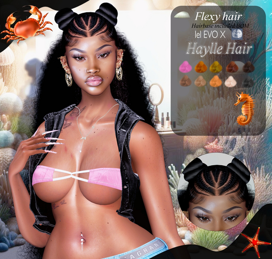 [All Divas]  Haylle Hair  EVOX