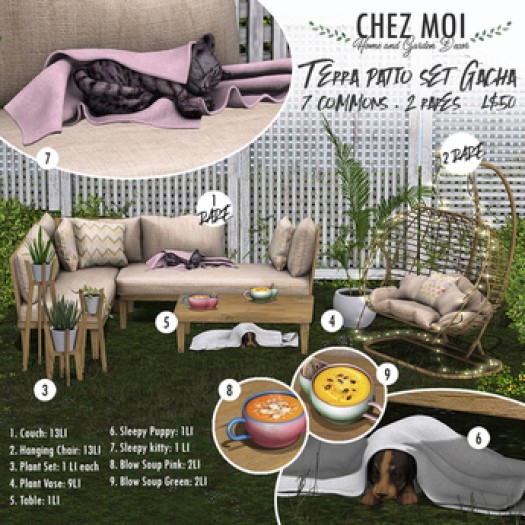 CHEZ MOI * Terra Couch RARE