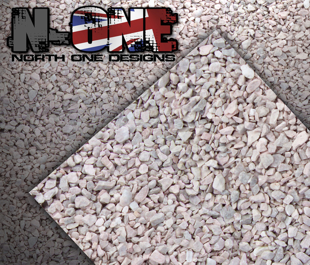 HQ Realistic White Gravel/Stone floor texture