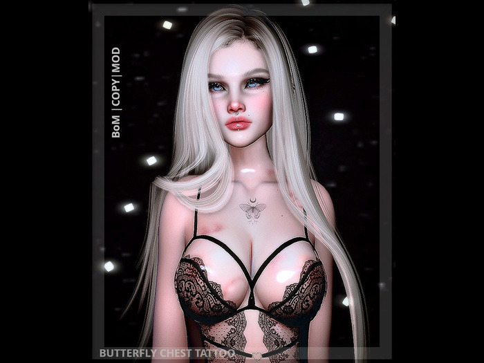 [BUTTERFFLY CHEST TATTOO]
