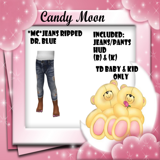 *MC*Jeans/Pants Ripped Dr. Blue