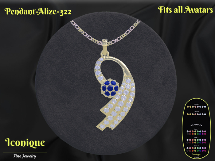 Pendant-Alize-322 - Jewelry Box