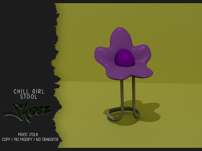 SKEEZ // CHILL GIRL STOOL (Purple)