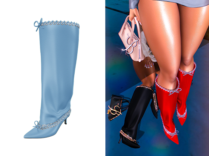 [Brior] Demi Boots - (Blue)