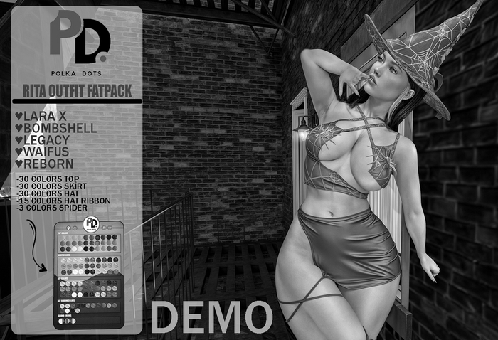 ::Polka Dots:: Rita Outfit DEMO