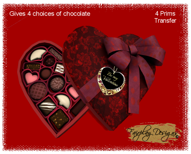~Be My Valentine Static Mesh Chocolates