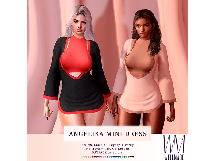 [WellMade] Angelika Mini Dress 