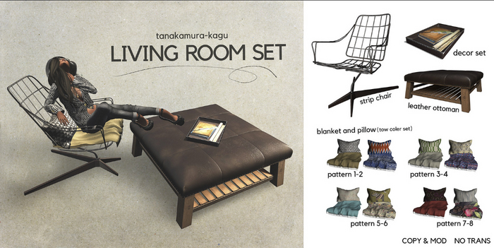 [tmk] LIVING ROOM SET full pack (add)