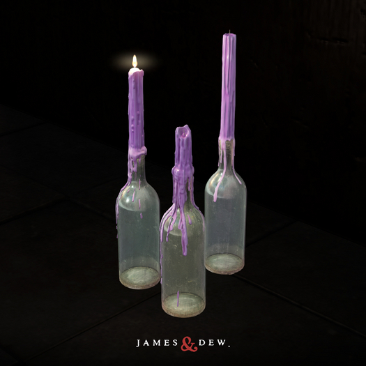 James&Dew .. Captain's Night Light - Amethyst