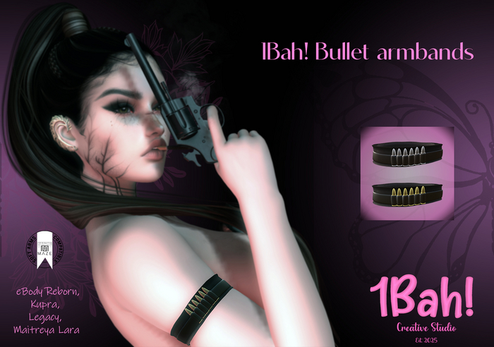 1Bah! Bullet armbands 