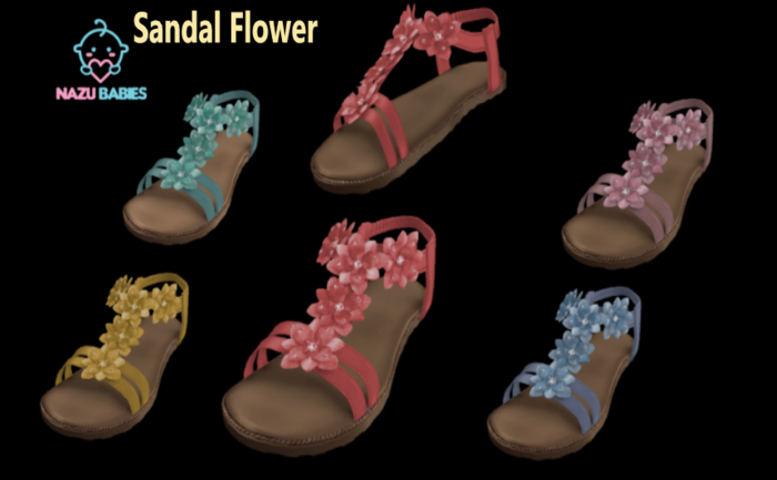 Sandal Flower+Hud Color