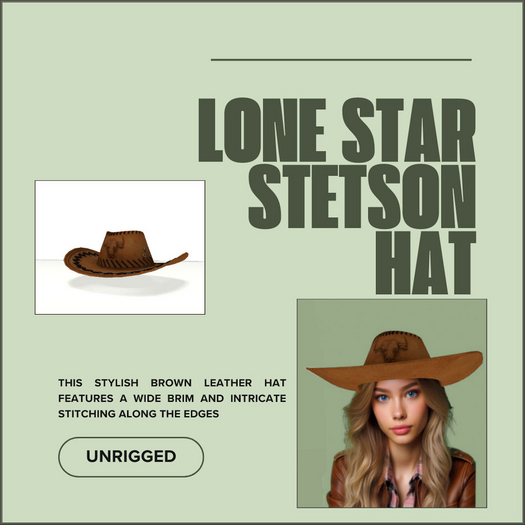 LONE STAR STETSON COWBOY HAT-COUNTRY AND WESTERN WEAR HORSEBACK RIDING RIDER RIDERS COWGIRL DUDESS DUDETTE GIRL LADIES