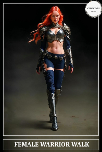 Walk Animation Female Woman