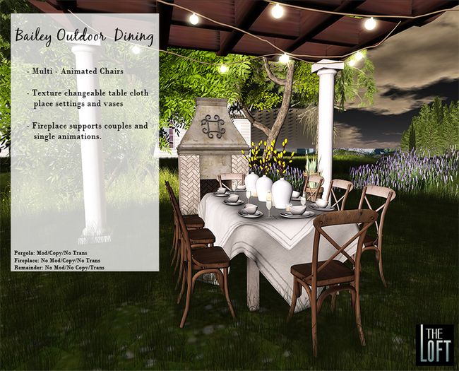 The Loft - Bailey Outdoor Dining