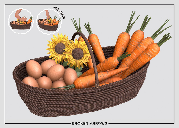 BROKEN ARROWS - Carrot Farm - Basket & Sunflowers - Dark