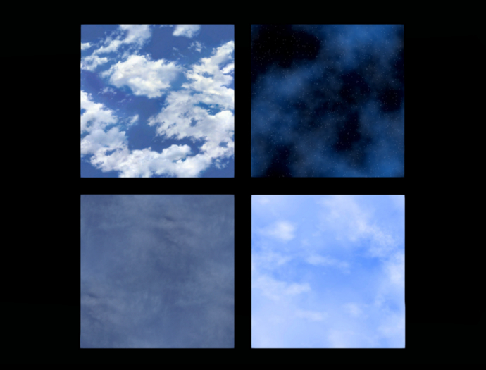 4  Textures seamless Sky