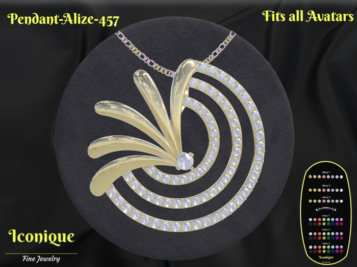 Pendant-Alize-457 - Jewelry Box