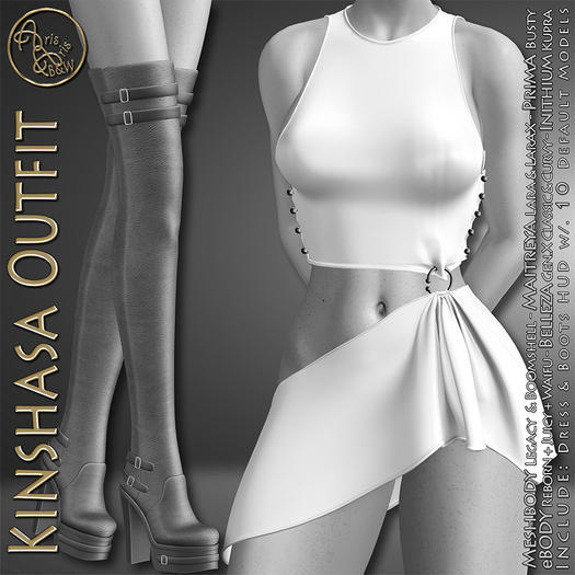 DEMO***ArisArisB&W~ArAy45~Kinshasa Outfit~HUD
