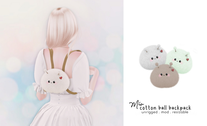 Mio - Cotton Ball Backpack