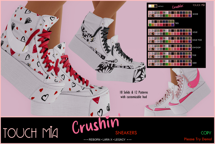 TOUCH MIA -DEMO- Crushin' Sneakers Fatpack