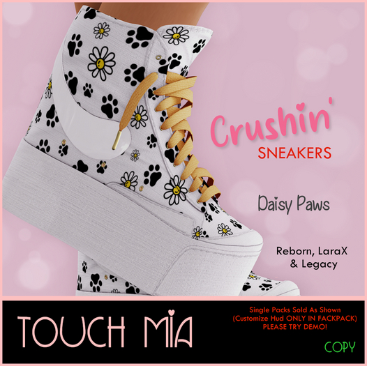 TOUCH MIA - Crushin' Sneakers - Daisy Paws