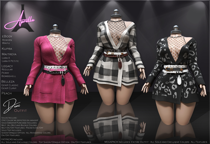aprelle demi top FATPACK