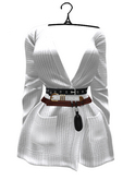 aprelle demi sweater white