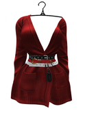 aprelle demi sweater red