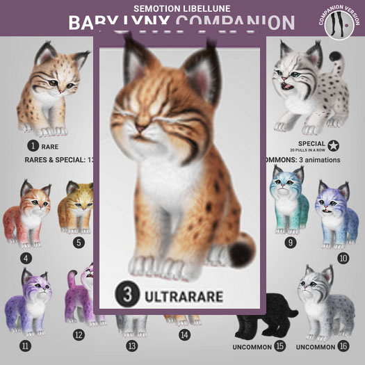 SEmotion Libellune Baby Lynx Companion ULTRARARE 03