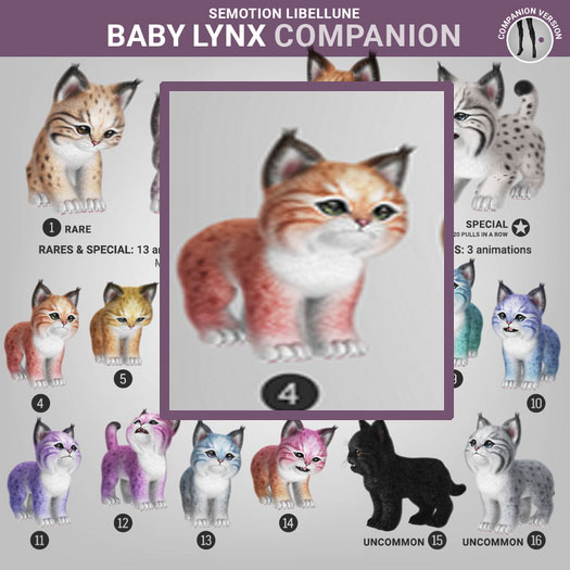 SEmotion Libellune Baby Lynx Companion COMMON 04