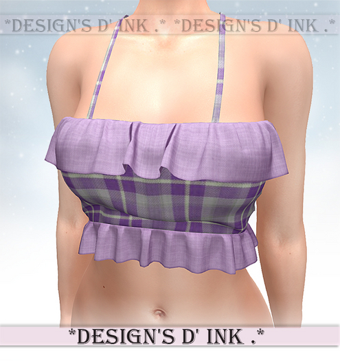 Carry Top - Plaid Lavender